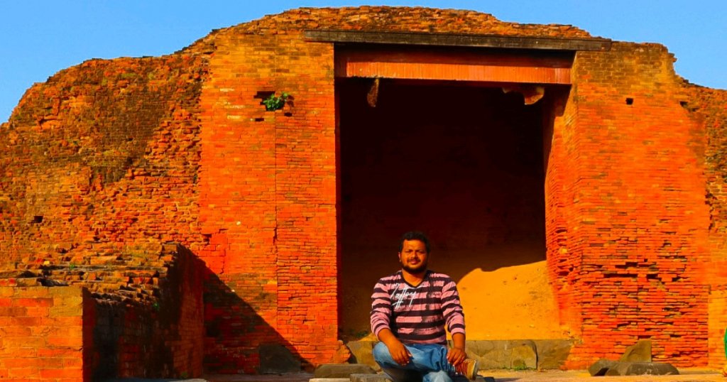 Main stupa of Vikramshila Mahavihar